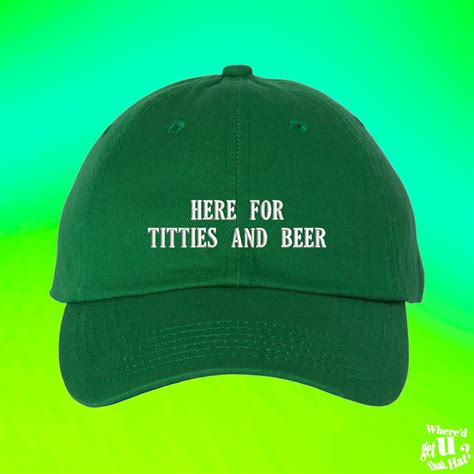 tits and beer hat